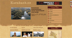 Desktop Screenshot of karabach.cz